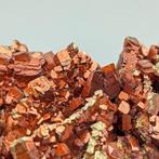 Unica ! PYRITE ROUGE brillante avec LIMONITE, Trepca, Verzamelen