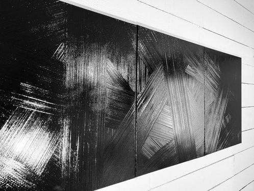 Ronan Martin - Noir de Carbone - Hommage à Pierre Soulages, Antiquités & Art, Art | Peinture | Moderne