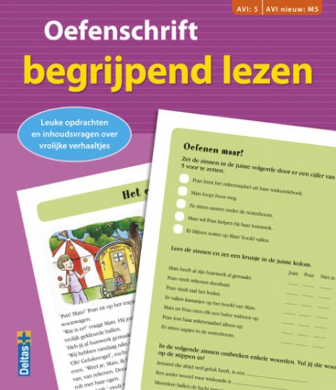 Oefenschrift begrijpend lezen (AVI:5 AVI nieuw: M5) (roze) /, Boeken, Kinderboeken | Jeugd | onder 10 jaar, Zo goed als nieuw