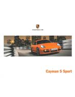 2009 PORSCHE CAYMAN S SPORT BROCHURE ENGELS (USA), Livres