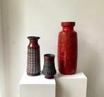 Scheurich, Jasba, Strehla - Vase (3) - Céramique - 3 vases