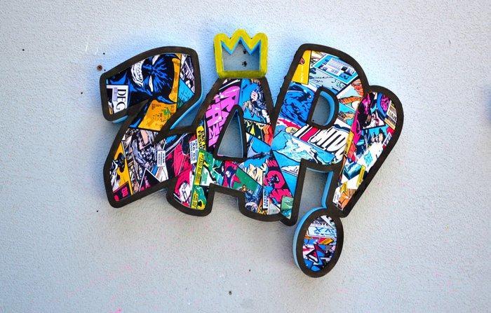 Patrycja Mroczkowska - ZAP ! 3D Pop Art XL, Antiquités & Art, Art | Objets design