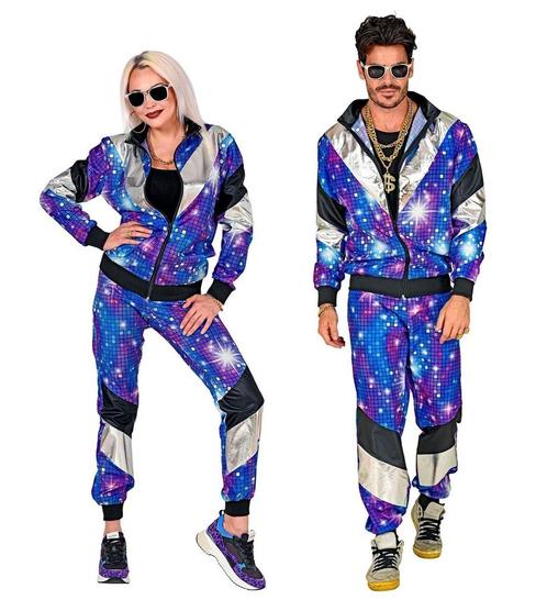 Neon 80S Trainingspak Fout Gekleurd, Kleding | Heren, Carnavalskleding en Feestkleding, Nieuw, Verzenden