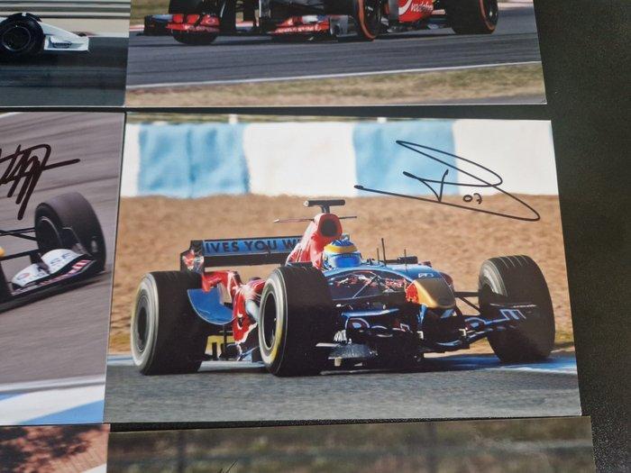 9 Fromula 1 drivers - Max Verstappen, Sebastian Bourdais,, Verzamelen, Automerken, Motoren en Formule 1