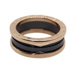 Bvlgari - Ring - B.zero 1 - 18 karaat Roségoud, Keramiek, Nieuw