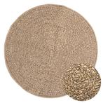 vidaXL Vloerkleed ZIZUR binnen en buiten 90 cm jute look, Verzenden, Nieuw