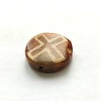 Oud-Burmaanse, Pyu-staten Geëtste carneool Ronde kraal met