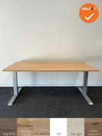 Actiforce - zit-sta bureau - zilvergrijs onderstel - 160x80, Ophalen of Verzenden, Bureau
