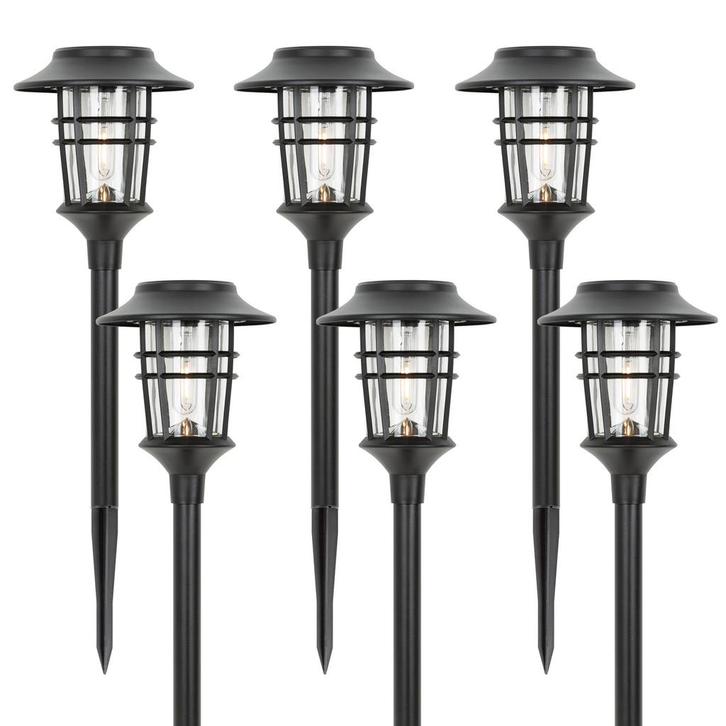 Buitenverlichting zonne-energie Set 6 stuks Solar Del Sol, Tuin en Terras, Buitenverlichting, Verzenden