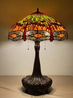 XXL Tiffany stijl tafellamp Studio QUEEN OF DRAGONFLY lamp