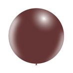 Chocolade Bruine Reuze Ballon 60cm, Hobby en Vrije tijd, Feestartikelen, Nieuw, Verzenden