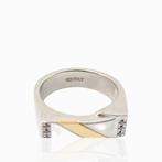 Zonder Minimumprijs - Ring Zilver - 0.06ct. tw. Diamant, Handtassen en Accessoires, Ringen, Nieuw