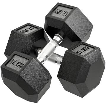 Dumbbell, 35 Kg Dumbbell, Gewicht, Anti-slip Handvat, Zwart beschikbaar voor biedingen