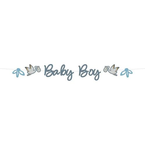 Geboorte Letterslinger Babyboy 2m, Hobby en Vrije tijd, Feestartikelen, Nieuw, Verzenden
