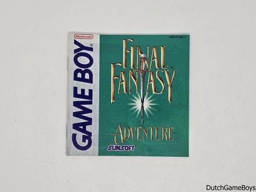 Gameboy Classic - Final Fantasy Adventure - USA - Manual, Games en Spelcomputers, Games | Nintendo Game Boy, Gebruikt, Verzenden