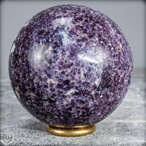 Pierre de Licorne 100% Naturelle sphère- 464.33 g, Verzamelen, Mineralen en Fossielen