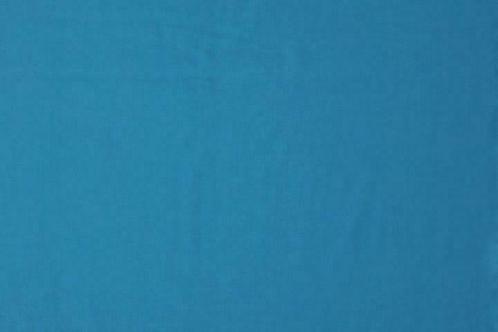 Katoen stof waterblauw, Hobby en Vrije tijd, Stoffen en Lappen, 120 cm of meer, 200 cm of meer, Blauw, Nieuw, Katoen, Ophalen of Verzenden