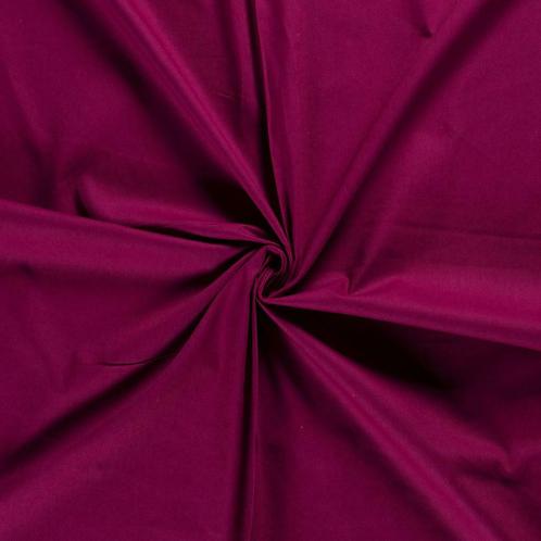 Canvas katoen paars rood - Katoenen stof 15m op rol, Hobby & Loisirs créatifs, Tissus & Chiffons, Enlèvement ou Envoi