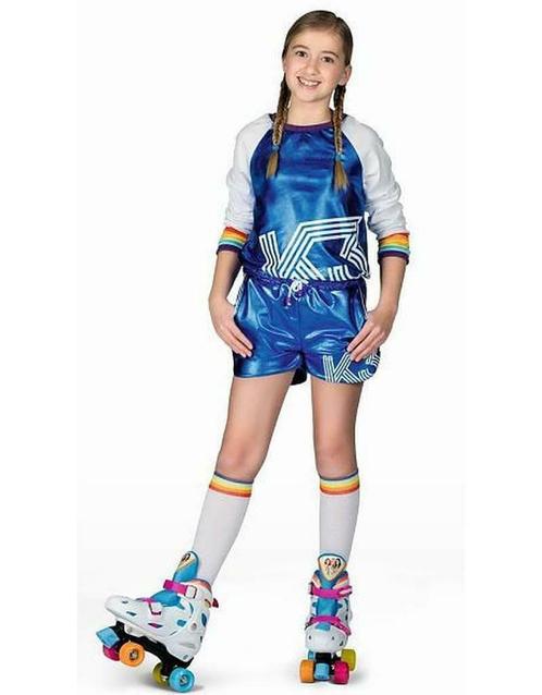 K3 rolschaats disco pakje met kousen, Hobby en Vrije tijd, Feestartikelen, Ophalen of Verzenden