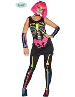 Halloween skelet jurkje in felle kleuren, Nieuw, Ophalen of Verzenden