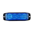 4-LED Blauwe flitser - R65 / R10 certificering, Verzenden