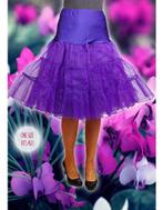 Onderrok tutu tulle luxe rockabilly paars, Nieuw, Ophalen of Verzenden