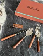 Loro Piana - Ménagère (4) - Acier, Bois