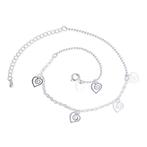 Fako Bijoux® - Enkelbandje - Open Hart