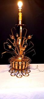 Tafellamp - Maison Jansen-stijl - IJzer, gesmeed gegoten, Antiek en Kunst, Curiosa en Brocante