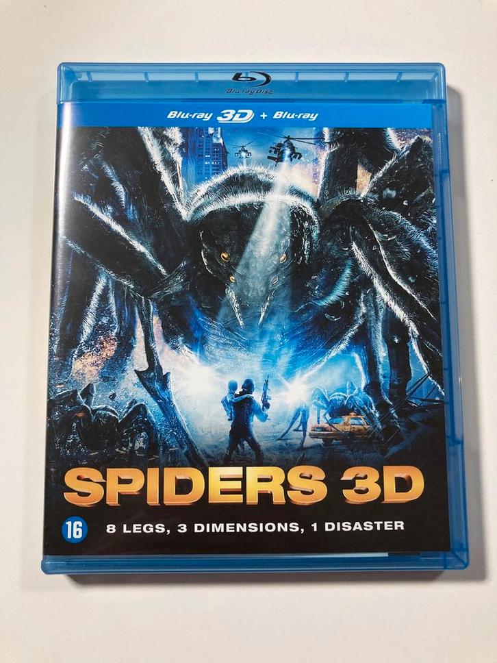SPIDERS (3D + 2D) (BLURAY), Cd's en Dvd's, Blu-ray, Gebruikt