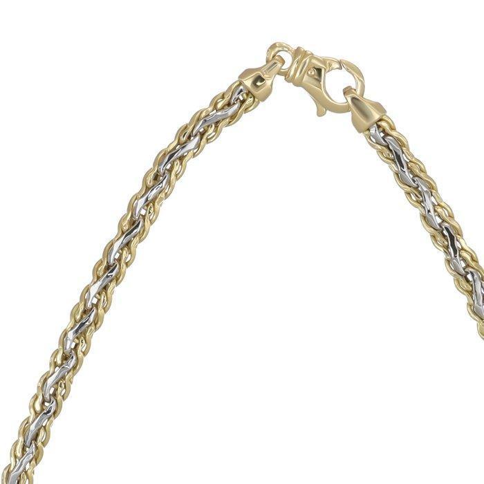 Halsketting - 18 karaat Geel goud, Witgoud, Handtassen en Accessoires, Kettingen