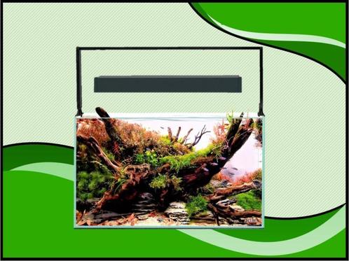 Osaka Ultrascape zwart 90x60x45cm aquarium + 4x LED verlicht, Dieren en Toebehoren, Vissen | Aquaria en Toebehoren, Nieuw, Verzenden