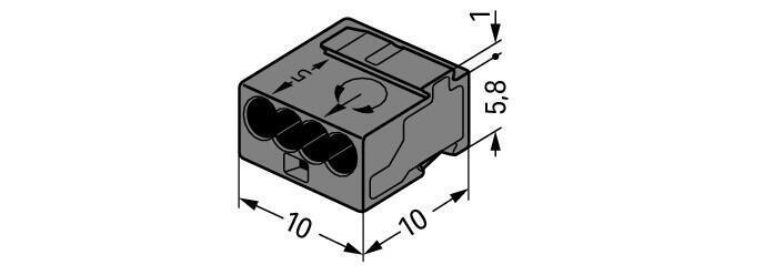 Pince à Souder Wago Micro - 243-204 [100 Pièces], Bricolage & Construction, Électricité & Câbles, Envoi