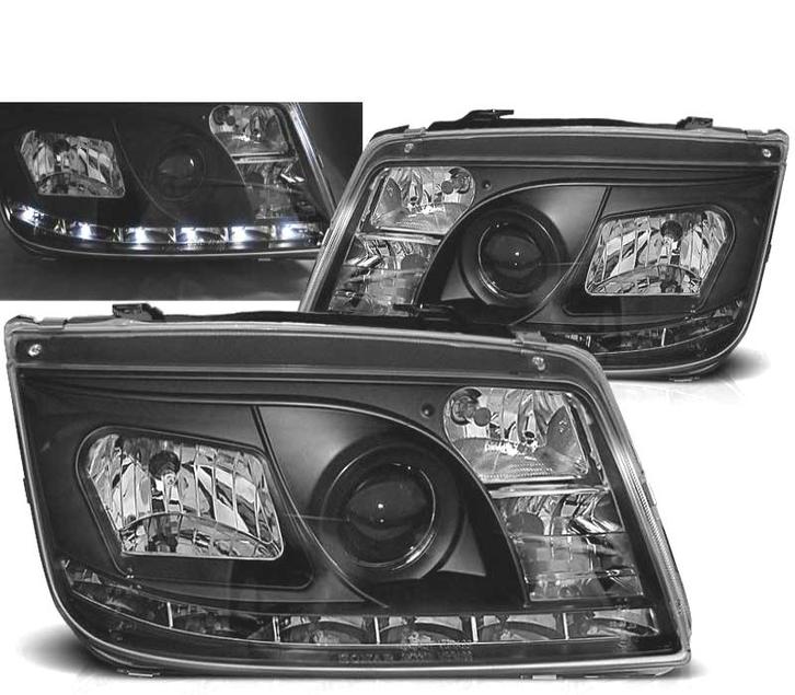Phares Pour Volkswagen Vw Bora 98-05 Fond Noir, Autos : Pièces & Accessoires, Éclairage, Envoi