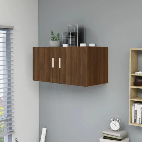 vidaXL Hangkast 80x39x40 cm bewerkt hout bruin eikenkleur, Huis en Inrichting, Kasten | Wandmeubels, Nieuw, Verzenden