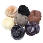 Zuivere wol voor naaldvilten bruintinten 7 verschillende, Nieuw