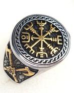 Ring - Vegvisir - Viking magisch kompas - Begeleiding en