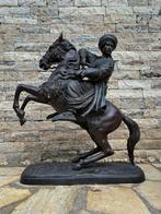 sculptuur, Soldato Arabo - 110 cm - Brons, Antiquités & Art