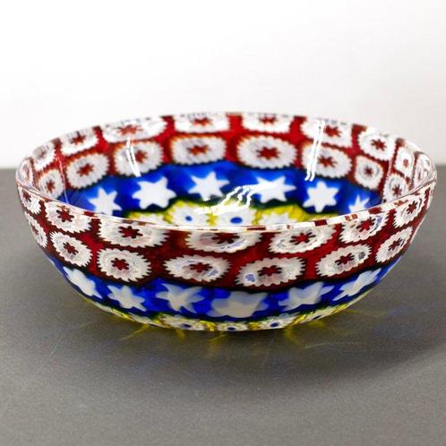 Vetreria Deste - Mirco Deste - Schotel - millefiori -, Antiek en Kunst, Antiek | Glaswerk en Kristal