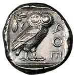 Attica, Athene Tetradrachm 440-404 a.C. - NGC Choice XF