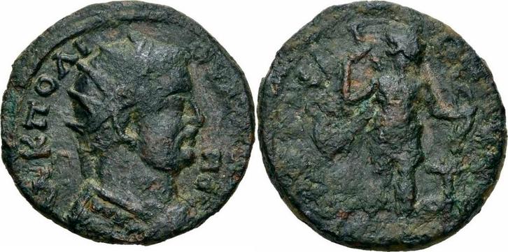 Bronze 253-260 Valerianus I Korykos Kilikien Oktassarion..., Postzegels en Munten, Munten en Bankbiljetten | Verzamelingen, Verzenden