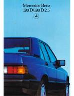 1985 MERCEDES BENZ 190D BROCHURE NEDERLANDS, Ophalen of Verzenden