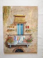 Giuseppe Luongo (1948) - Vecchio balcone (Napoli), Antiek en Kunst