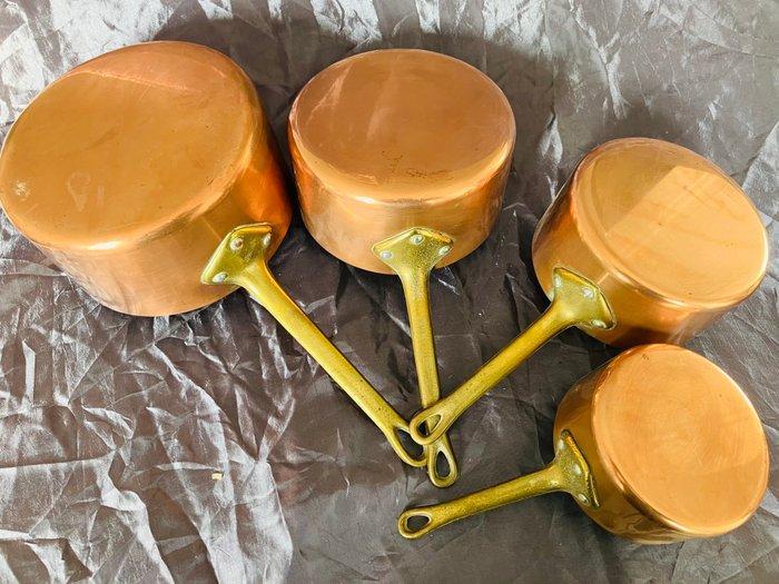 Pan (4) - Koper, Messing, Antiek en Kunst, Antiek | Keukengerei