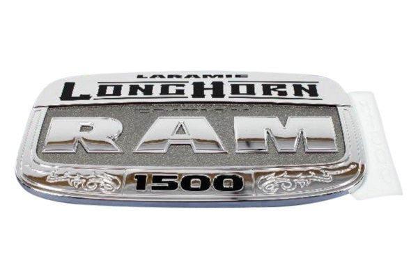 Logo front door RH Laramie Longhorn chrome, Autos : Divers, Accessoires de voiture, Enlèvement ou Envoi