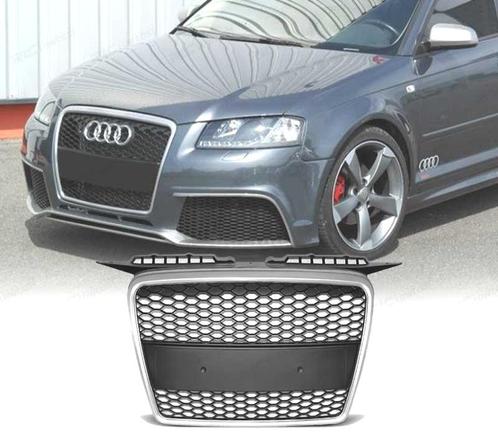 CALANDRE POUR AUDI A3 05-08 CHROMÉ NOIR MATE, Auto-onderdelen, Carrosserie, Verzenden