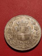 Italië, Koninkrijk Umberto I. 5 Lire 1879