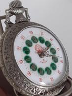 Roskopf, orologio da tasca con smalti - 1850-1900