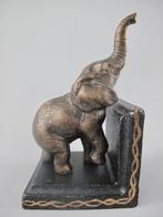 Sculpture, OLIFANT boekensteunen - 16 cm - Fer