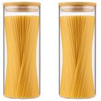 2dekans | GREEN BEE`S voorraadpot spaghetti set - 2x1730ml, Huis en Inrichting, Ophalen of Verzenden, Nieuw